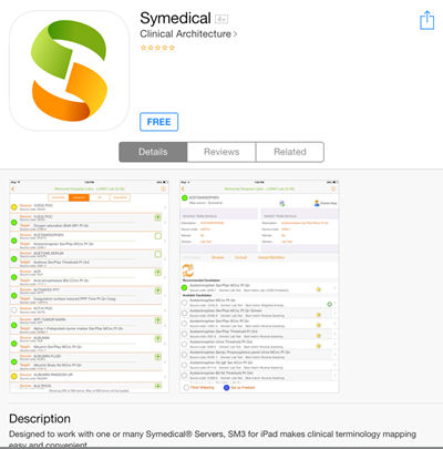 Clinical Architecture Symedical iPad App