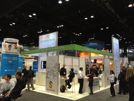 Clinical Architecture Trade Show Booth 2015